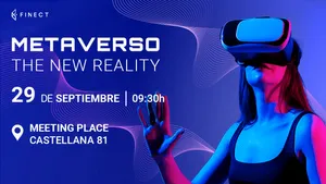 El 29 de septiembre organizamos una Masterclass para profesionales sobre el Metaverso ¡Conoce su agenda!