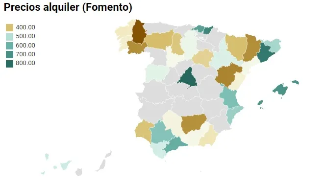 precios mapa fomento finect