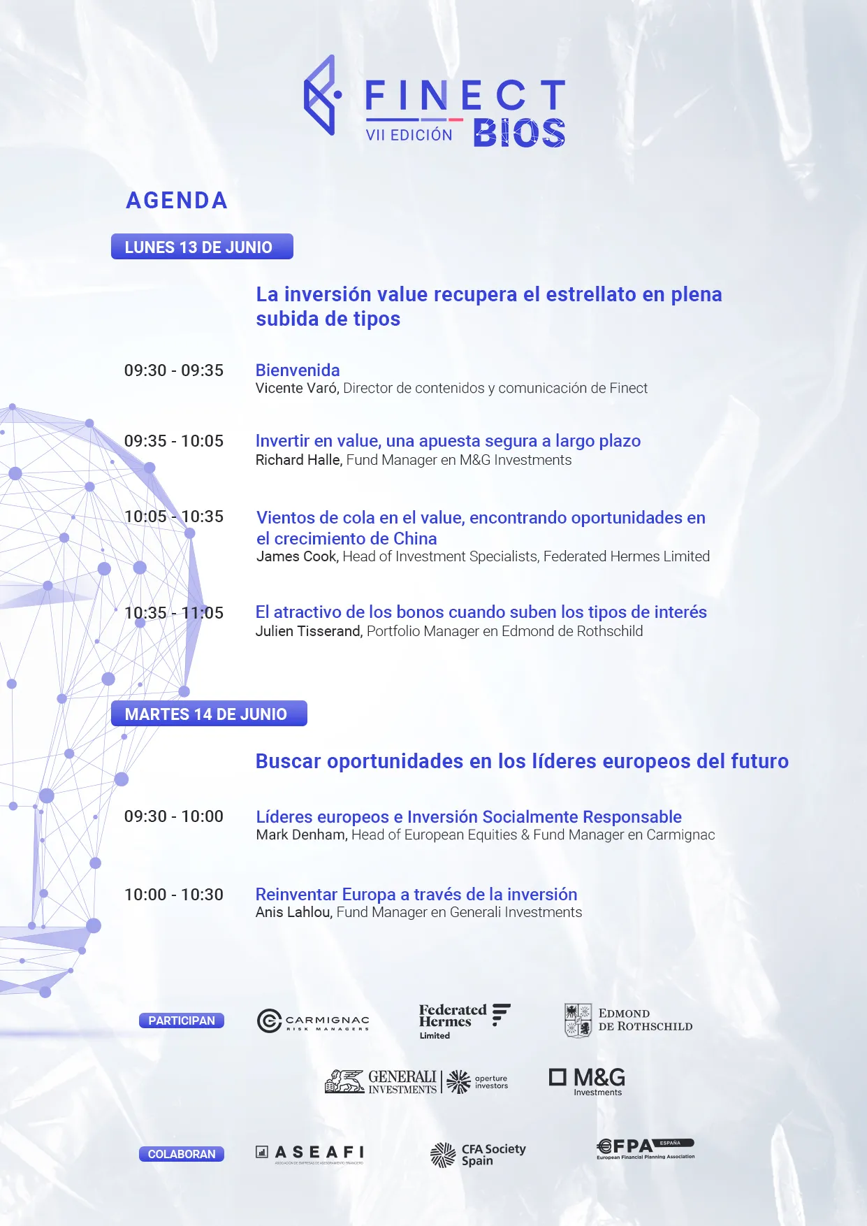 Agenda Finect BIOS VII