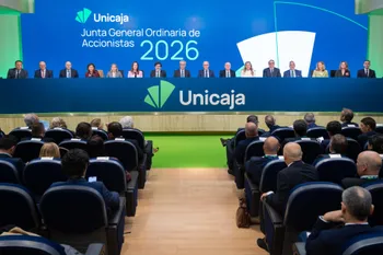 Unicaja pagará un dividendo complementario de 0,107 euros por acción el 23 de abril