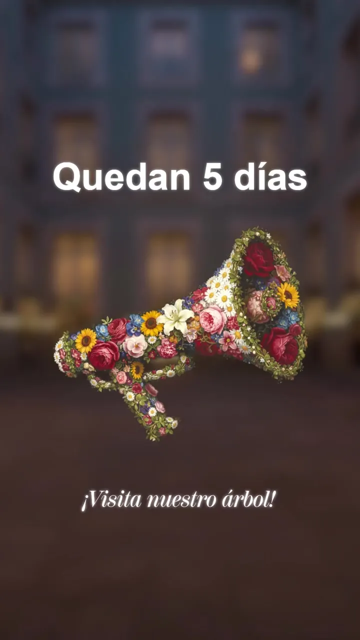 ¡Solo faltan 5 días! ¿Aún no has visto el árbol más especial de Madrid?