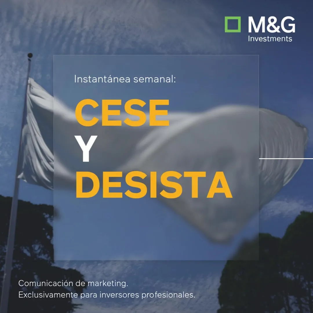Instantánea semanal: Cese y desista