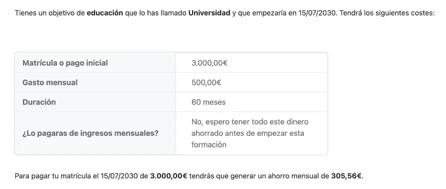 Linea de la vida Finect_Ahorro estudios hijos