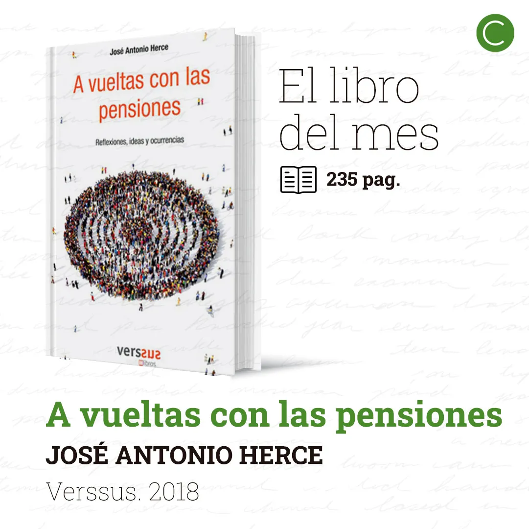 El libro del mes es: "A vueltas con las pensiones"