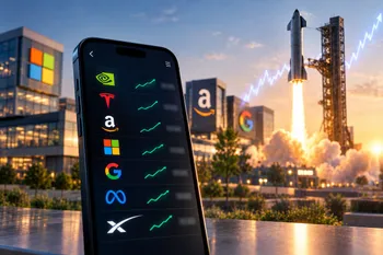 Top 10 acciones con más inversores: Nvidia sigue reinando y SpaceX llama a la puerta