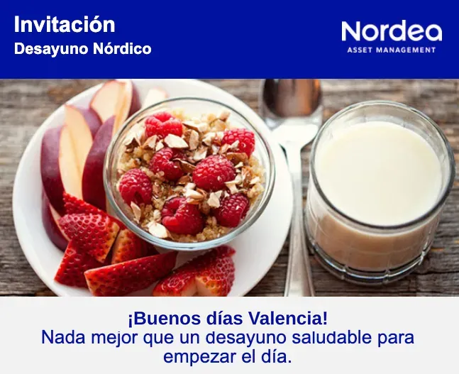 Invitación: Desayuno Nórdico en Valencia el 6 de octubre