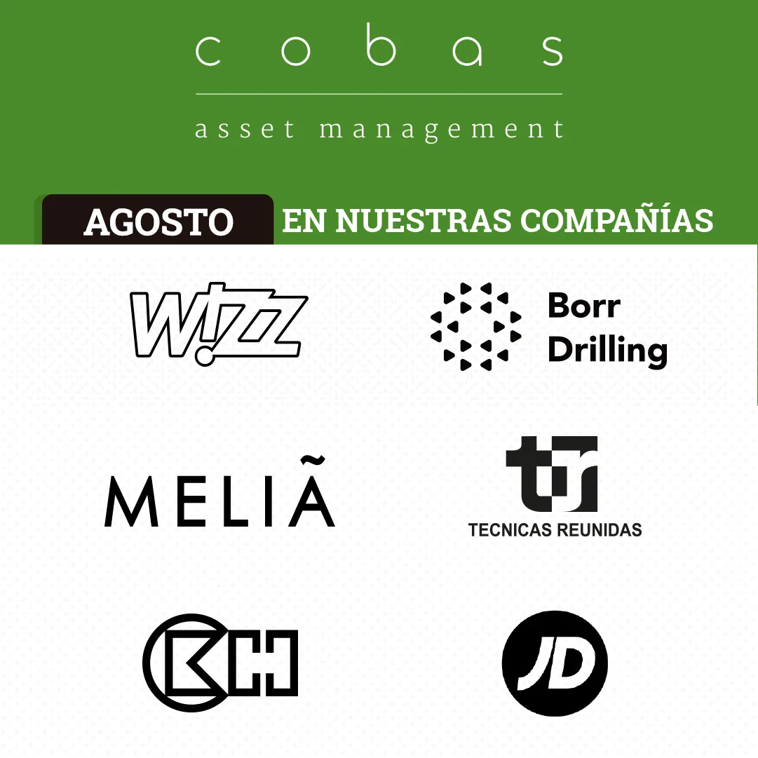 Compañías destacadas de nuestras carteras Internacional, Selección, Iberia y Grandes Compañías en el mes de Septiembre