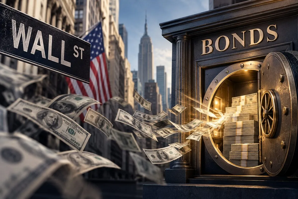 El dinero huye de la bolsa de EEUU en su peor racha de salidas desde enero (y se refugia en los bonos)