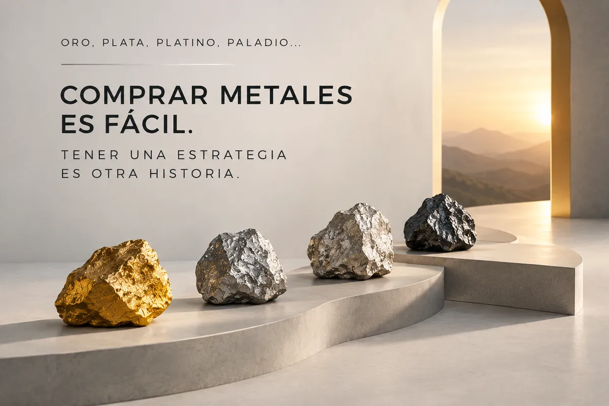 Comprar metales precioso es fácil. Tener una estrategia es otra historia