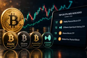 ¿Vuelve la fiebre cripto? 3 ETPs de Bitcoin en el top 20 de ETFs más buscados en Finect