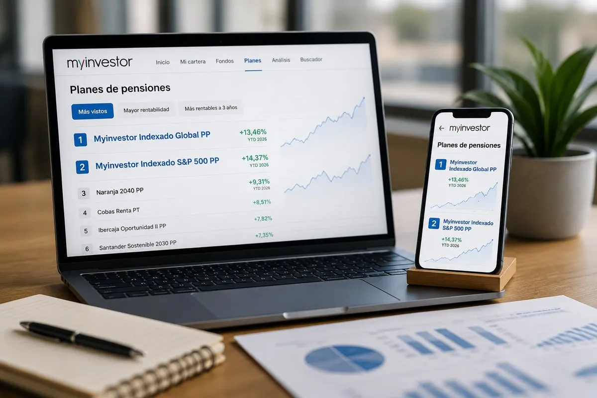 Estos 2 planes de pensiones de MyInvestor arrasan: son los más vistos en Finect en 2026