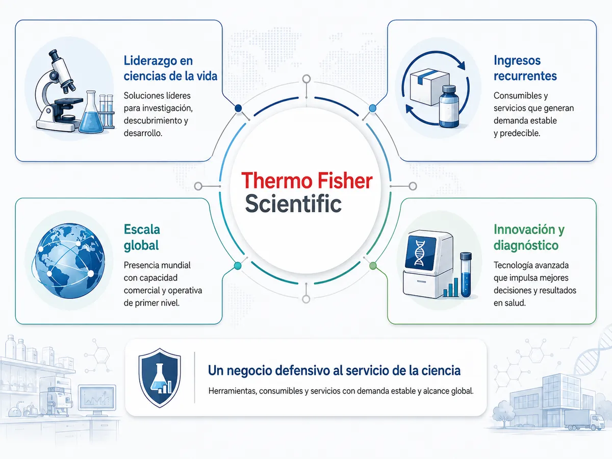 Thermo Fisher Scientific: un negocio defensivo al servicio de la ciencia