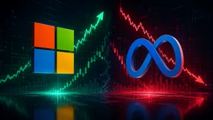 Microsoft se dispara un 8% y Meta se hunde un 7,45% tras presentar resultados: la IA elige bando