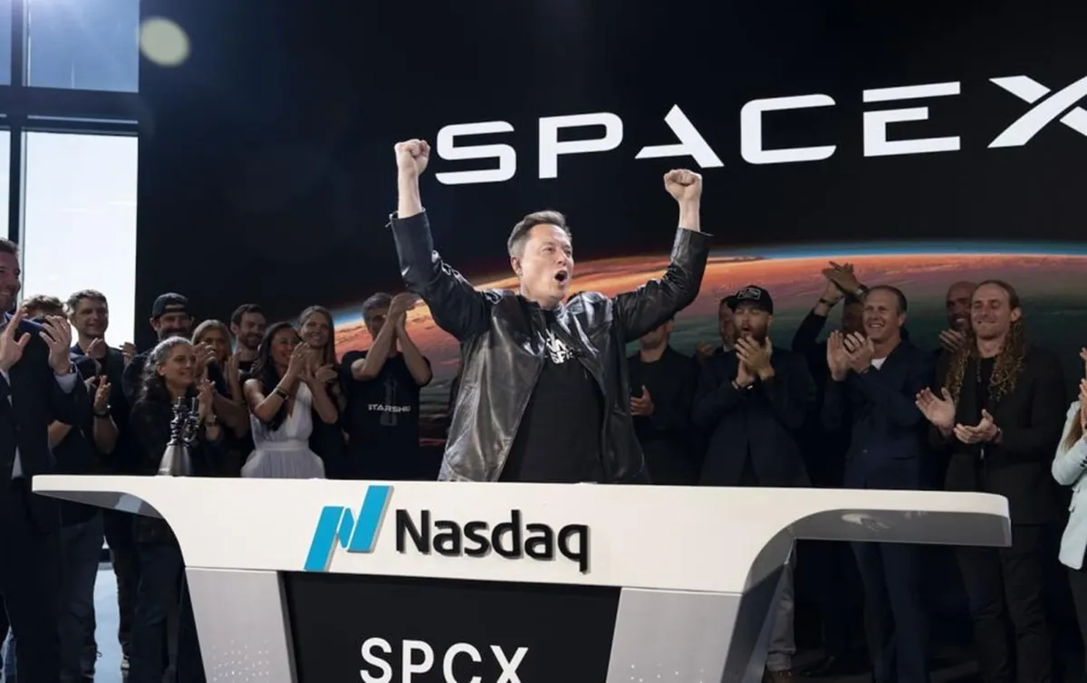 SpaceX, de estrenarse a "estrellarse": cae un 48% desde máximos y pulveriza en semanas todo lo que subió