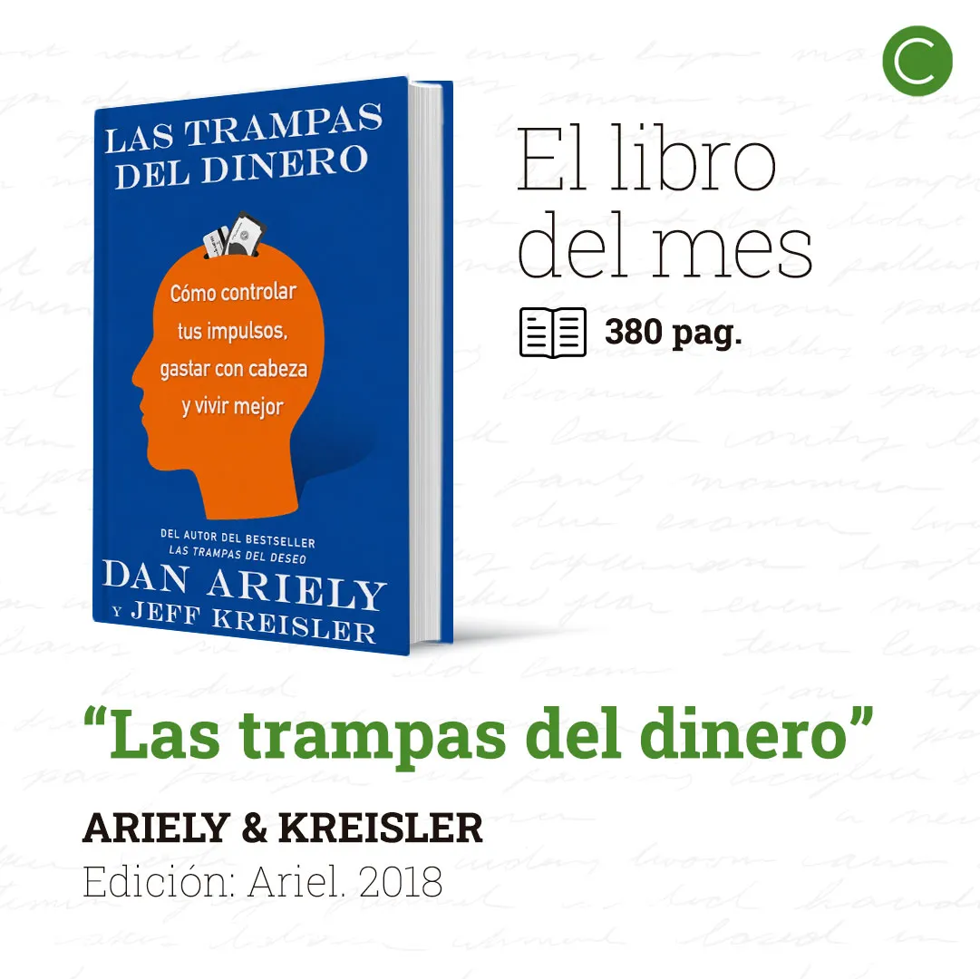 El libro del mes es: "Las trampas del dinero"