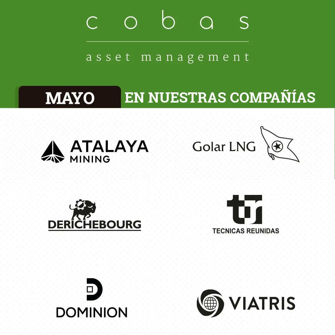 Compañías destacadas de nuestras carteras Internacional, Selección, Iberia y Grandes Compañías en el mes de Junio