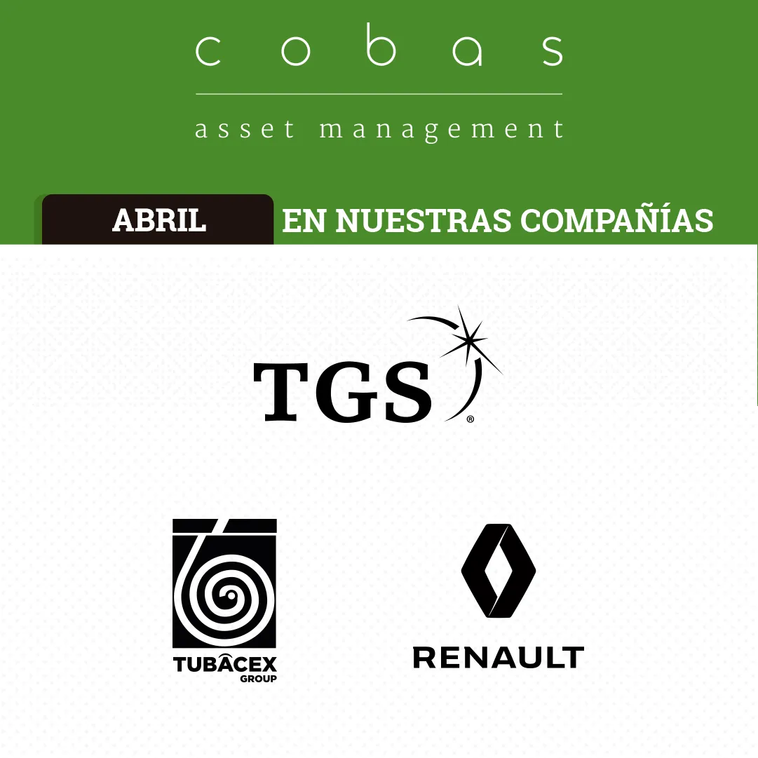 Compañías destacadas de nuestras carteras Internacional, Selección, Iberia y Grandes Compañías en el mes de Mayo